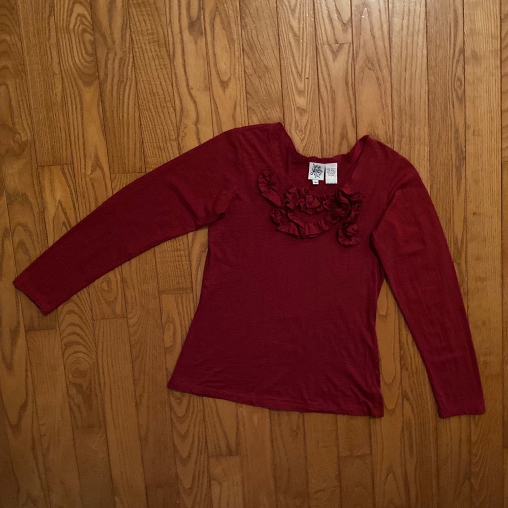 🧹👗 5 for $20 Ivy Jane Ladies Blouse Red Medium
